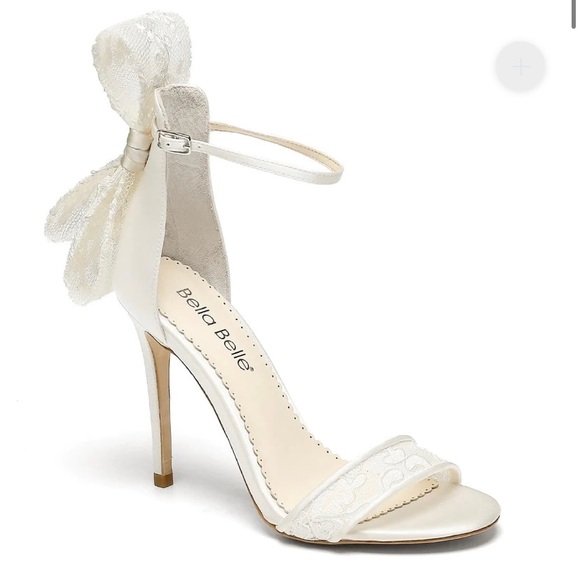 Bella Belle LEILA
Lace Bow Wedding Shoes With Stiletto Heel - Picture 1 of 9